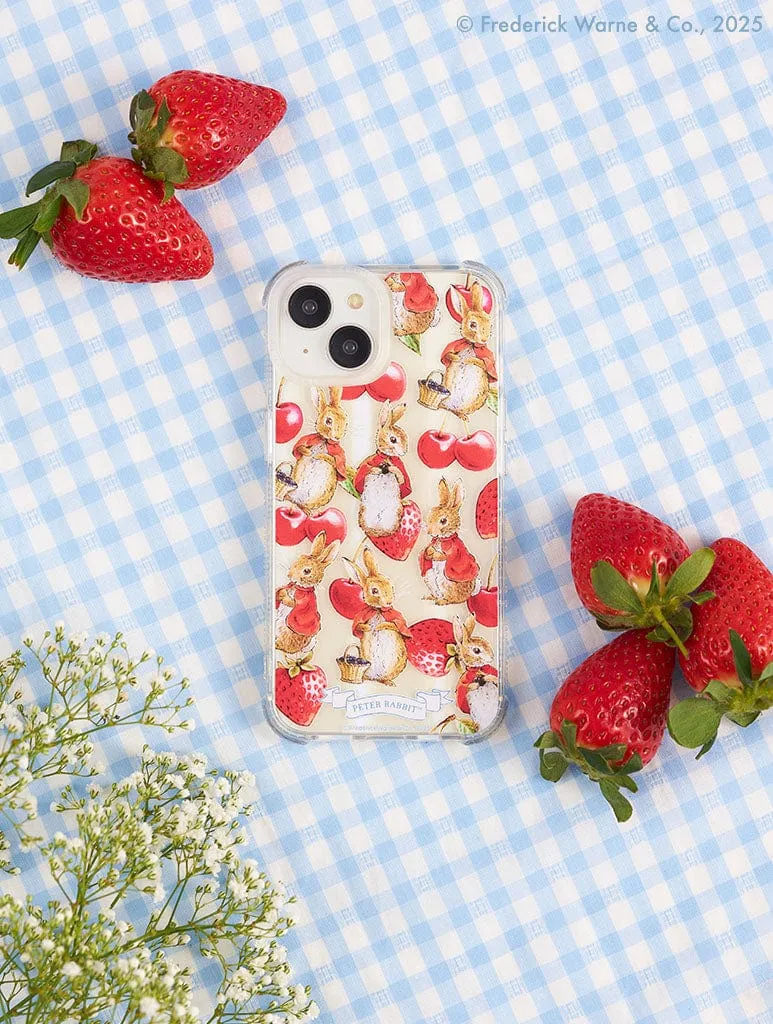 Protective Craft Peter Rabbit x Skinnydip Flopsy Cherry Shock iPhone Case