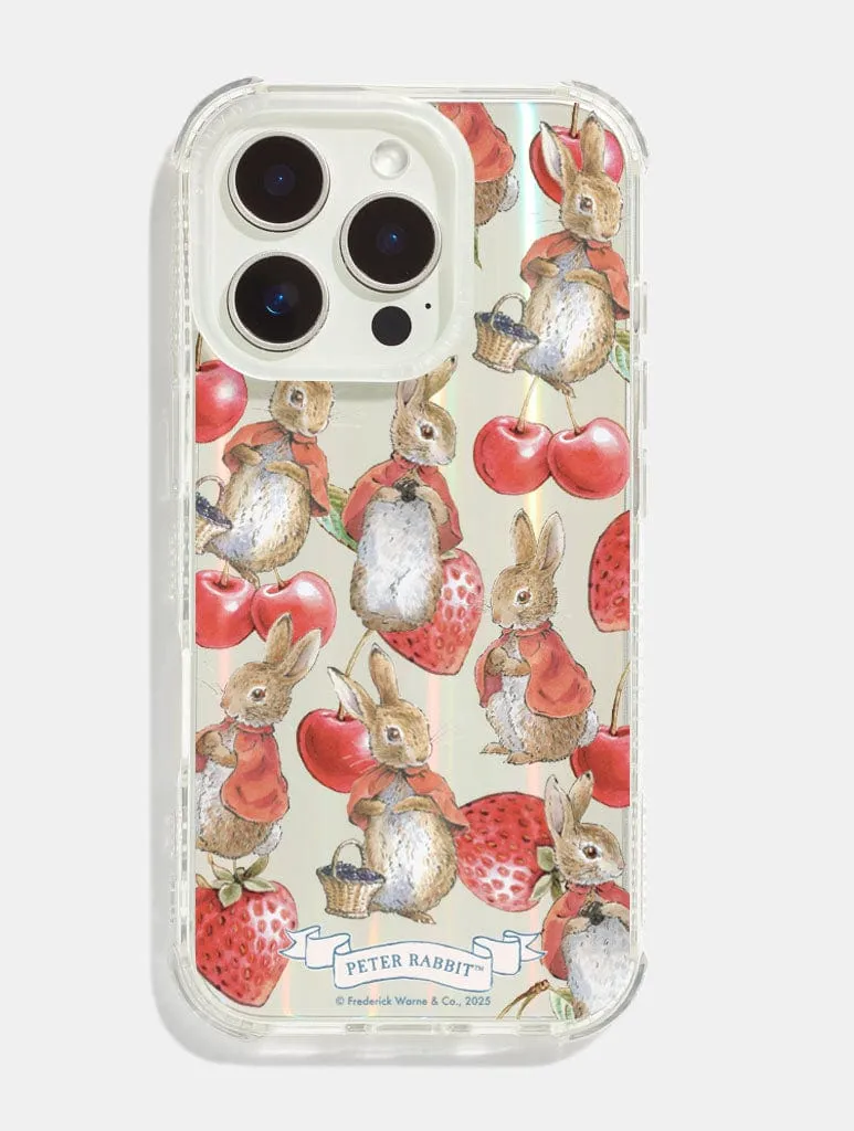 Creative Pattern Peter Rabbit x Skinnydip Flopsy Cherry Shock iPhone Case