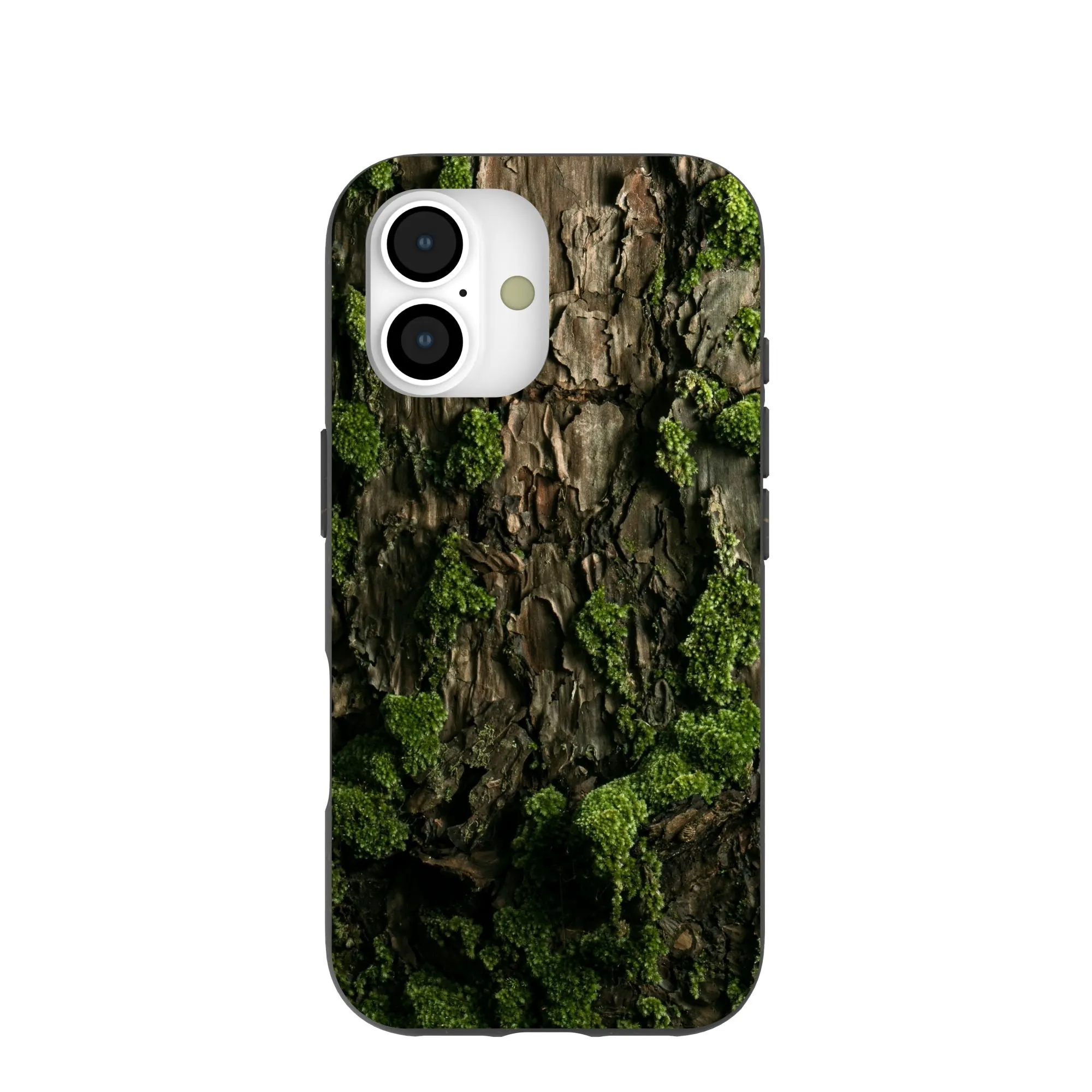 Black Tree Bark iPhone 17 Case Compact Feel Durable Quality