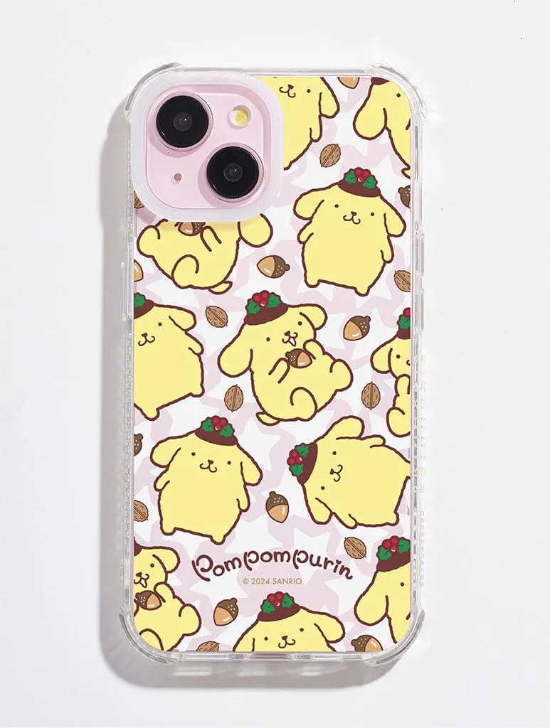 Hello Kitty & Friends Pompompurin Nut Shock iPhone Case Pocket Size