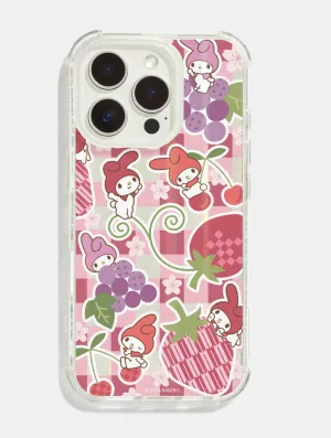 Hello Kitty x Skinnydip My Melody Fruit Picnic Shock iPhone Case Soft Layer Texture