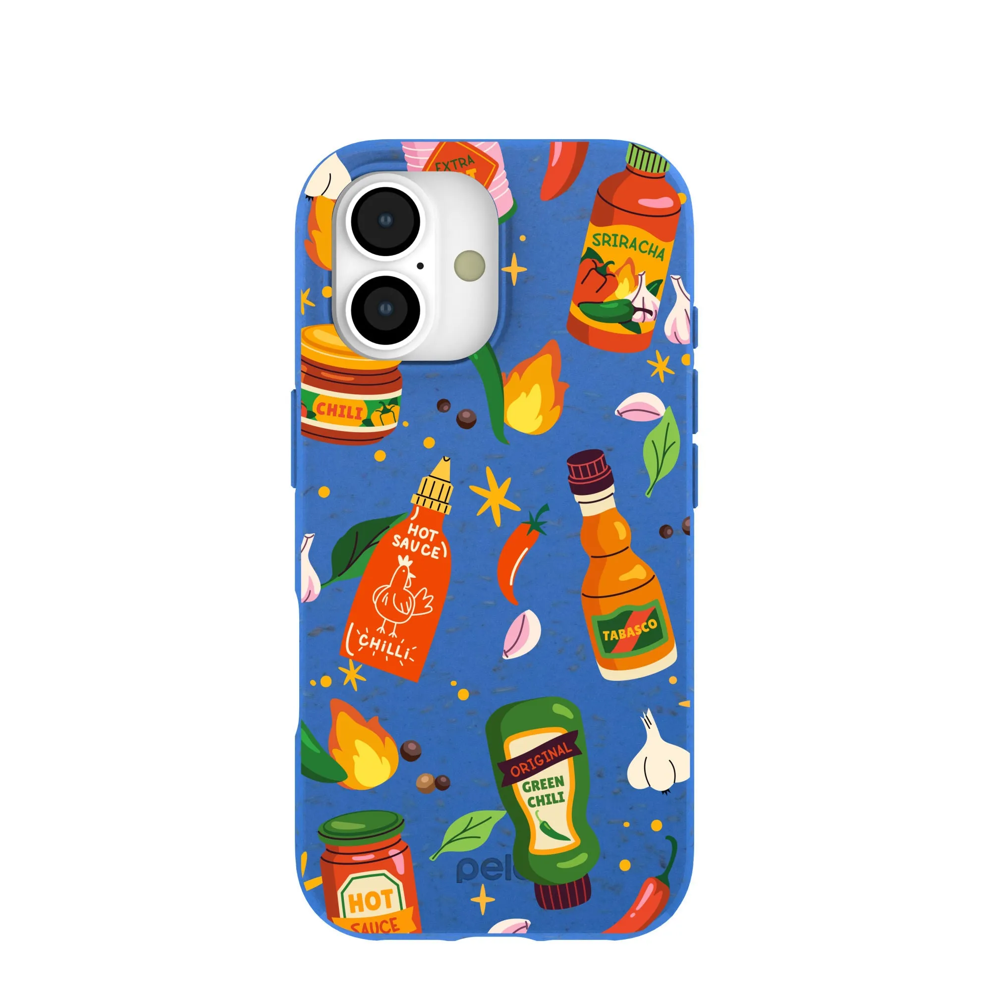 Elegant Touch Electric Blue Hot Stuff iPhone 17 Case