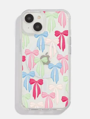 Comfort Design Layer Striped Bows MagSafe iPhone Case