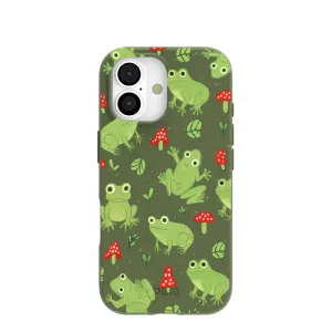 Forest Floor Frog Folk iPhone 17 Case Matte Texture Layer Light Touch
