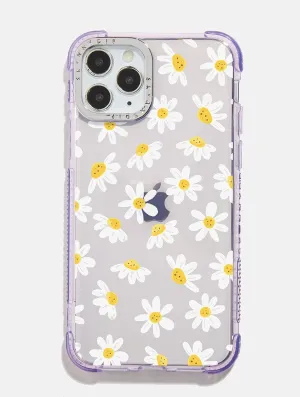 Lilac Cute Daisy Shock iPhone Case Protective Quality