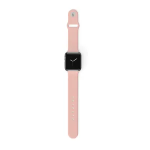 NAKD Apple Watch Strap - Coral Pink Luxury Fashion Fit Minimal Aesthetic