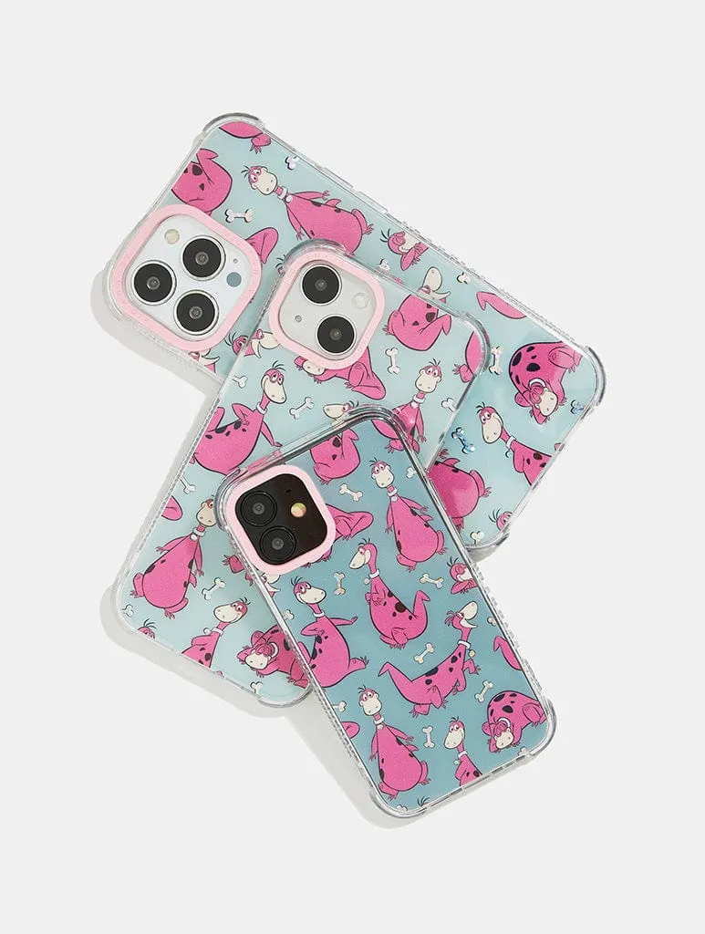 Minimal Texture Skinnydip x Flintstones Dino Shock iPhone Case