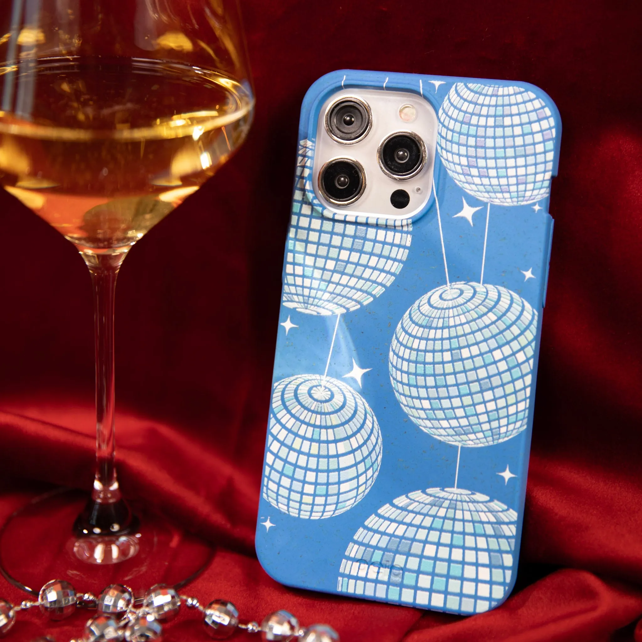 Shock Frame Smooth Form Electric Blue Blue Groove iPhone 17 Case