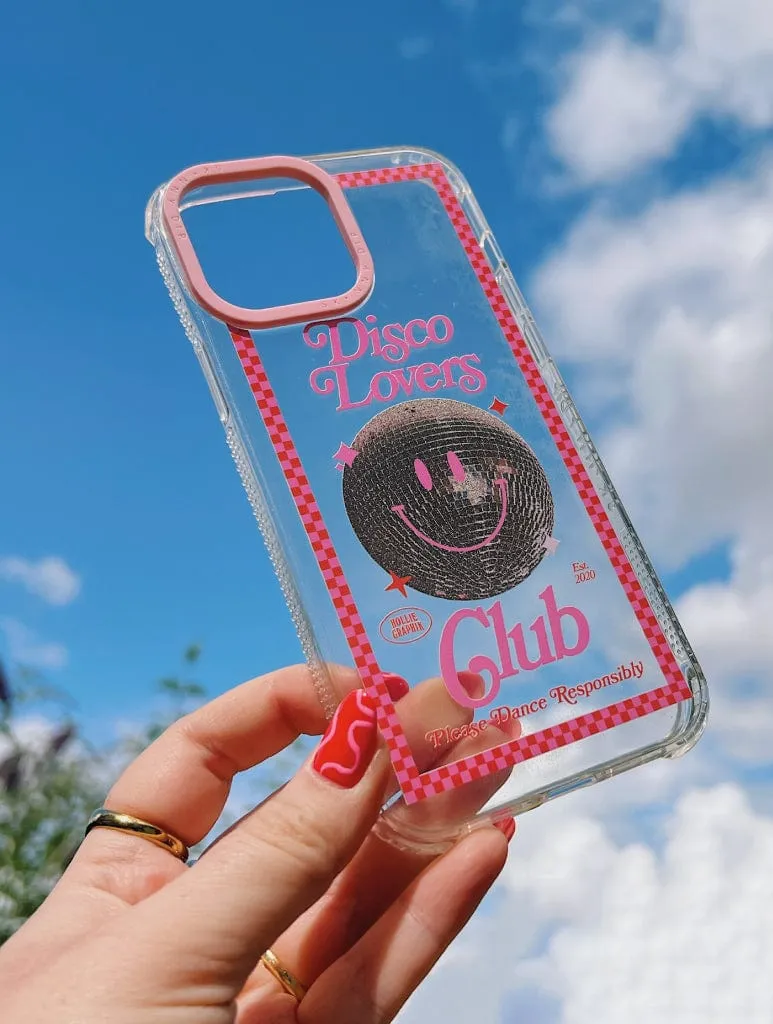 Soft Edge Hollie Graphik x Skinnydip Disco Lovers Club Shock iPhone Case