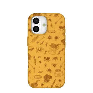 Honey Sweet Honey iPhone 17 Case Protective Frame Design Luxury Accent