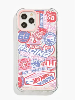 Hot Wheels Racing Sticker Shock iPhone Case Rugged Edge Premium Detail