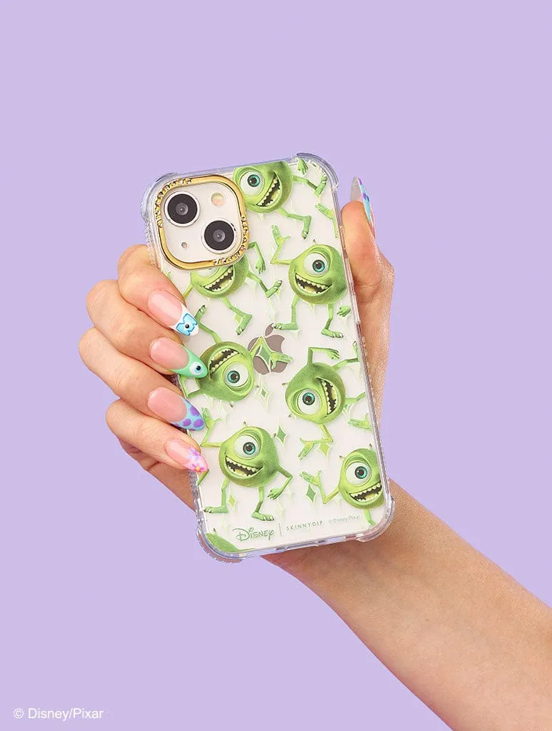 Disney Monsters Inc Mike Shock iPhone Case Flexible Surface Texture Sleek Surface