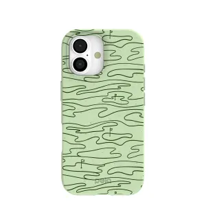 Durable Edge Layer Everyday Style Sage Green Fairway iPhone 17 Case