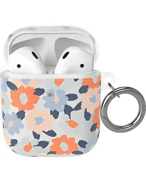 Field of Flowers | Pastel Floral AirPods Case Portable Silicone Sleeve Trendy Slim Case