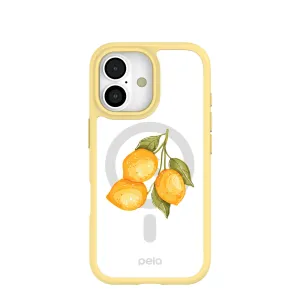 Clear Lemon Drop iPhone 17 Case With Sunbeam Ridge (MagSafe included) Hybrid Detail high quality build