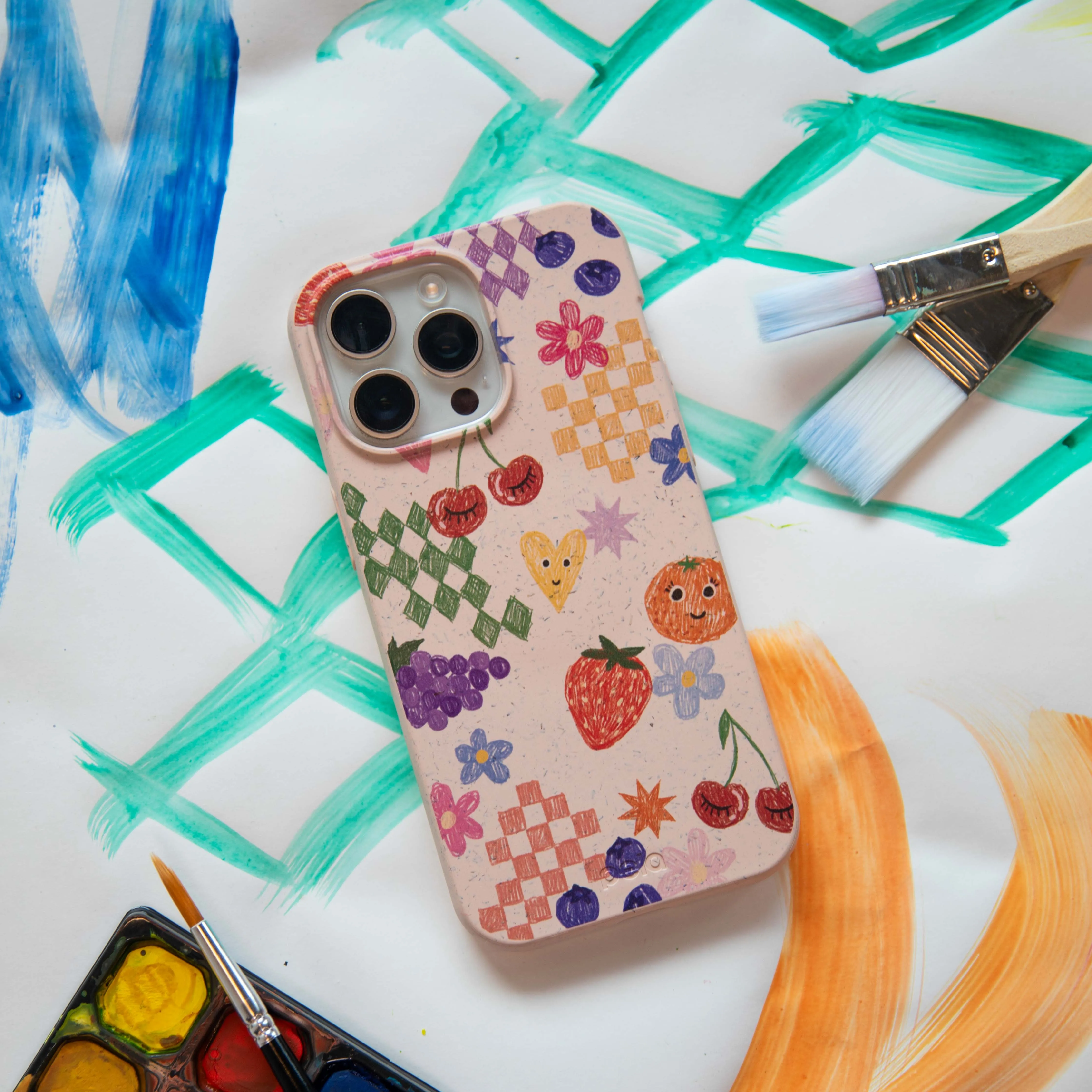 Seashell Pencil Doodles iPhone 17 Case Soft Touching Strong material