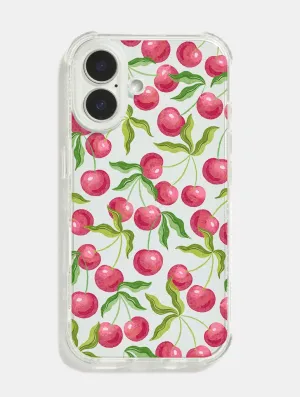 Hybrid Material Wild Cherries Shock iPhone Case
