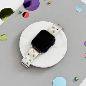 Ibiza Coloured Stone Apple Watch Strap - Starlight Eco Friendly