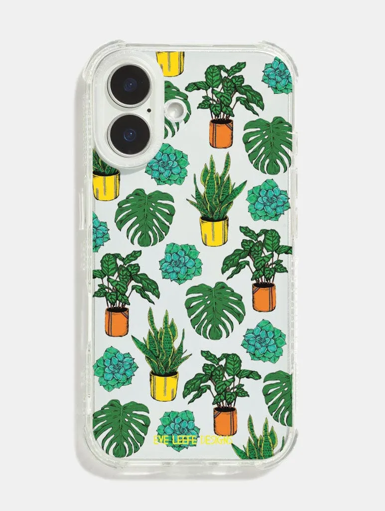 Soft Protection Eve Leefe Designs x Skinnydip Plants You Can't Kill Shock iPhone Case