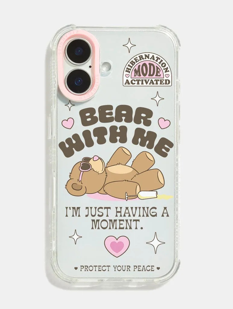 Creative Style Bear With Me Shock iPhone Case