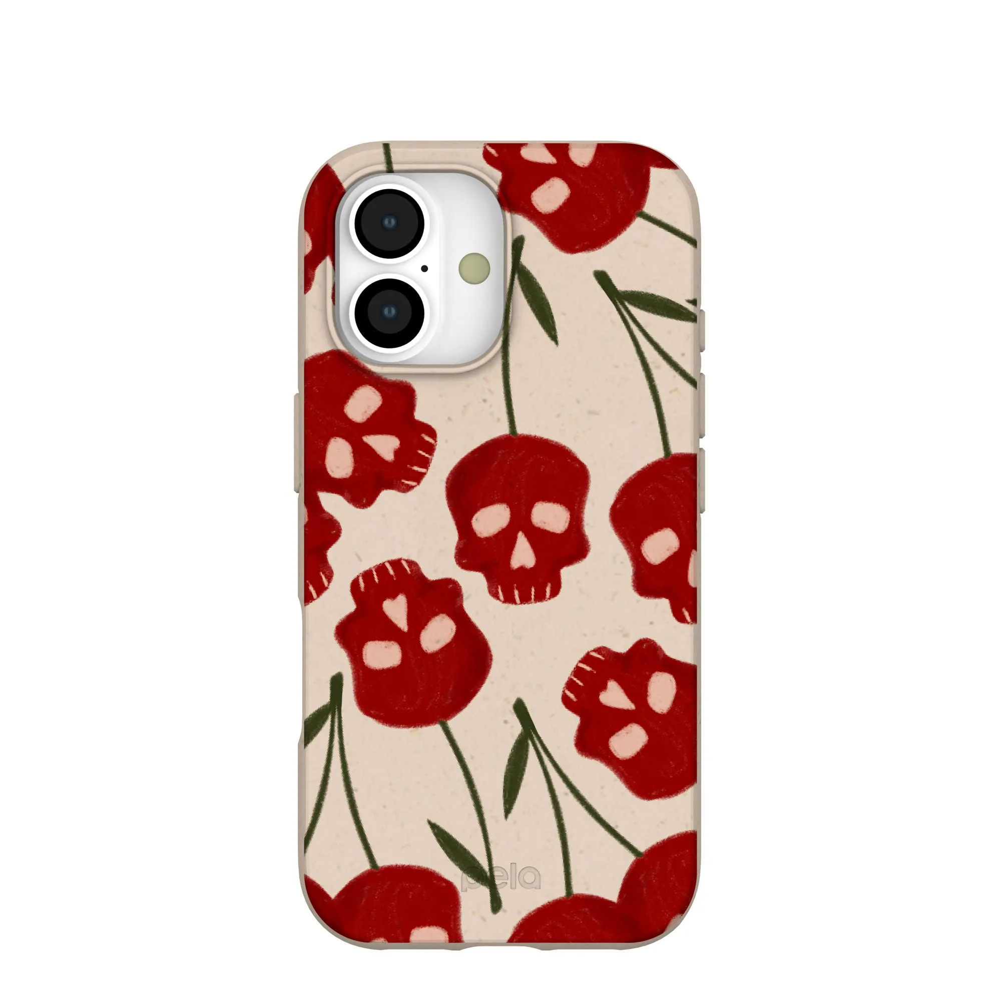 Seashell Scary Cherry iPhone 17 Case Handheld device
