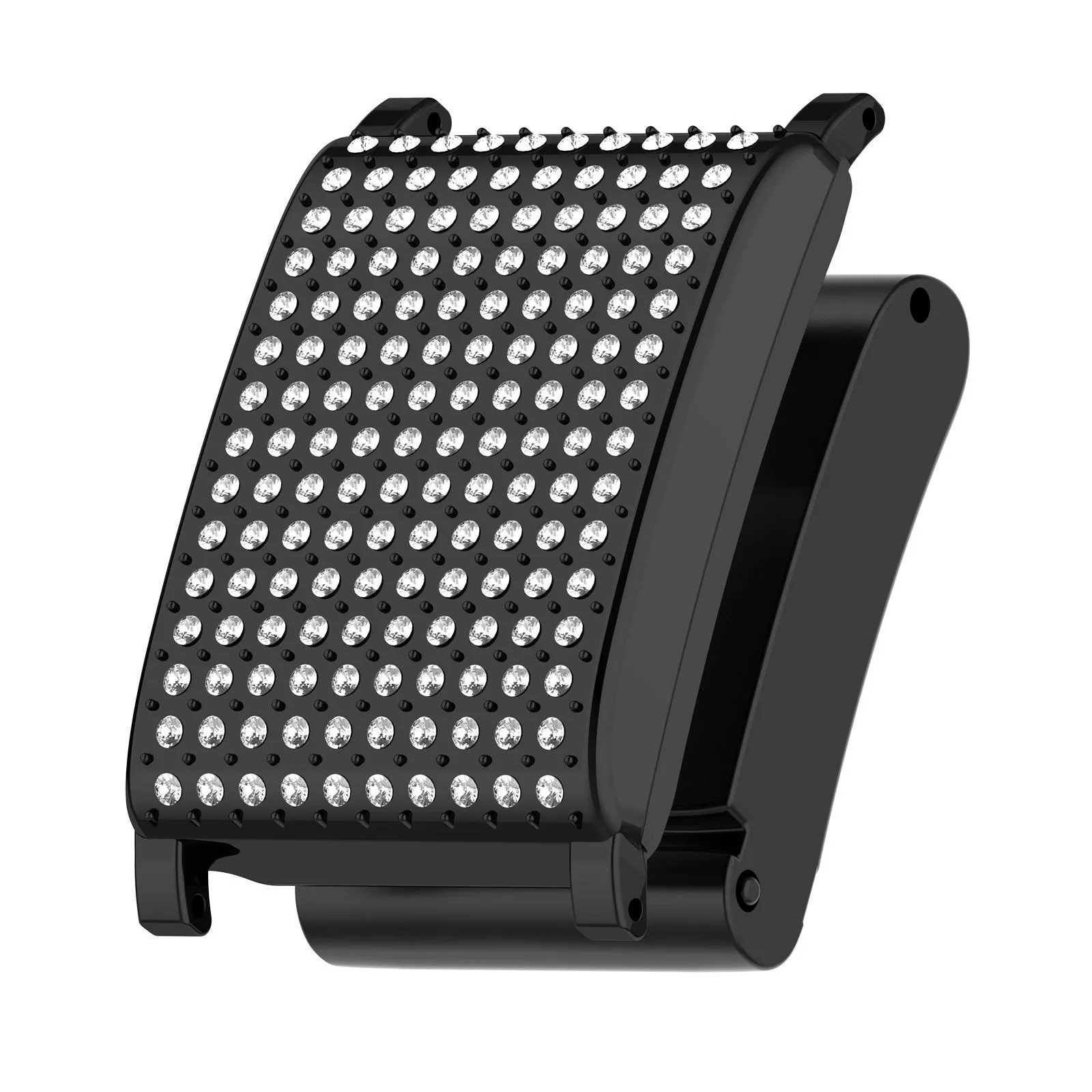 Hybrid Armor Shield Covering Glossy Finish Case Whoop Diamond Hard Case (Black)