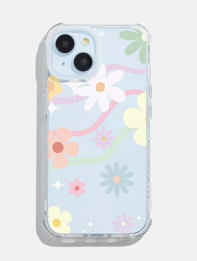 Soft Finish Texture Compact Edge India Akbar-Markey x Skinnydip Floral Swirl Shock iPhone Case