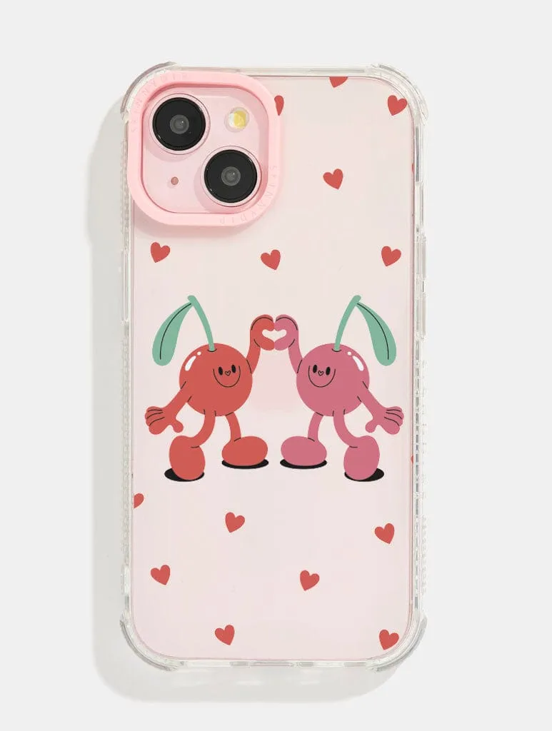 Jessica Lee x Skinnydip Cherry Friends Shock iPhone Case Colorful Accent