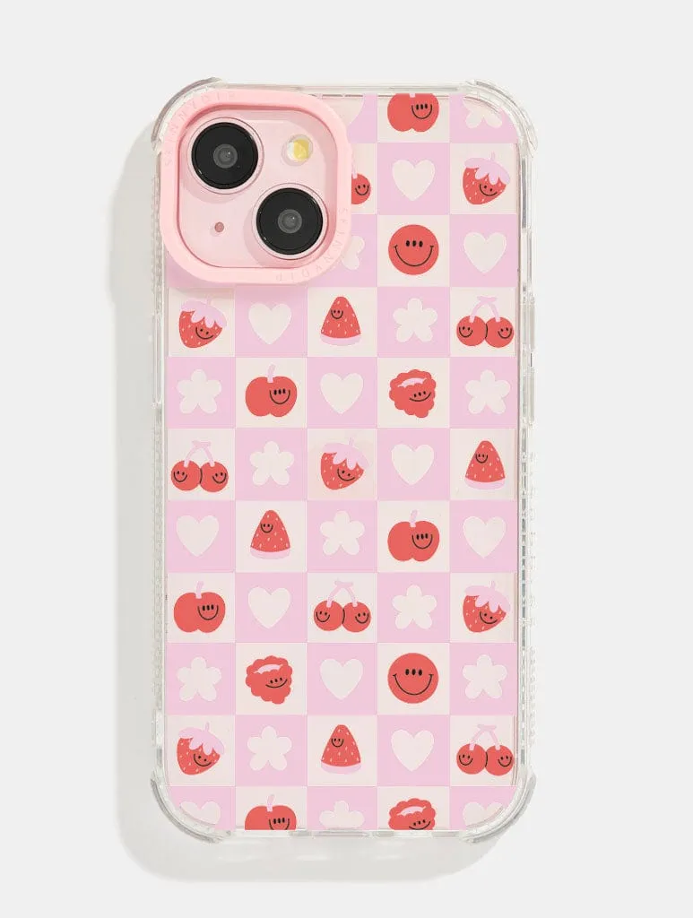 Smooth Surface Layer Smooth Lining Jessica Lee x Skinnydip Fruit Shock iPhone Case