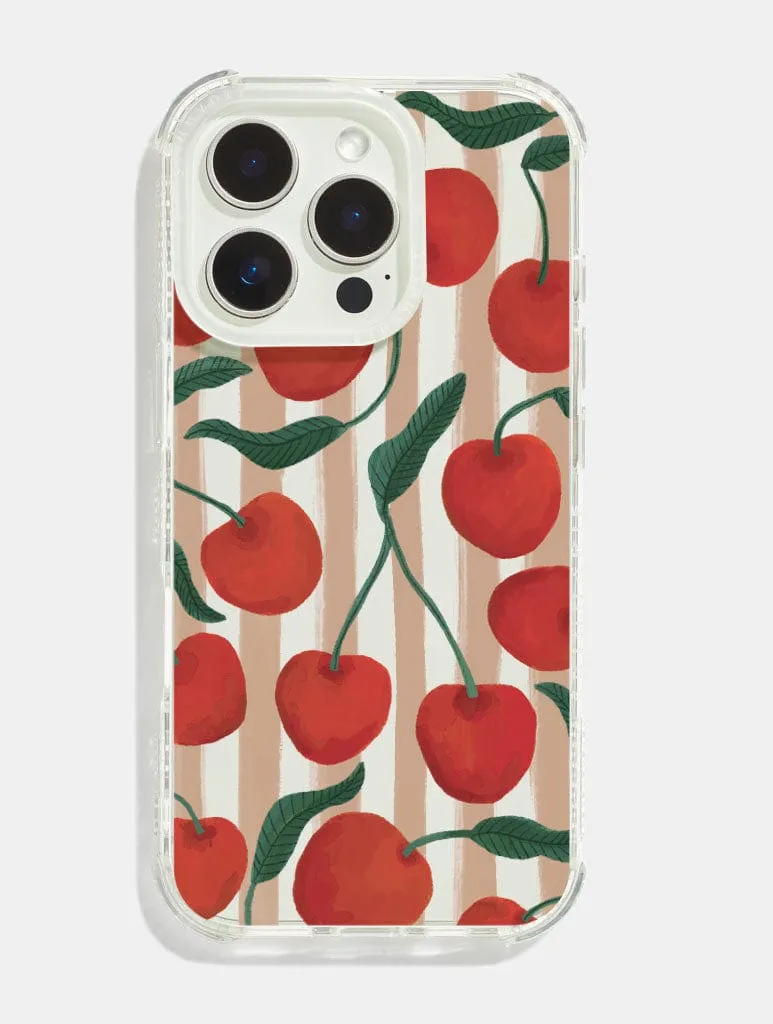 Soft Texture Kate Fox x Skinnydip Cherries Shock iPhone Case