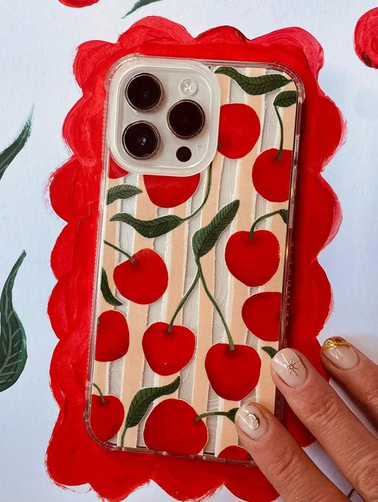 Matte Layer Kate Fox x Skinnydip Cherries Shock iPhone Case
