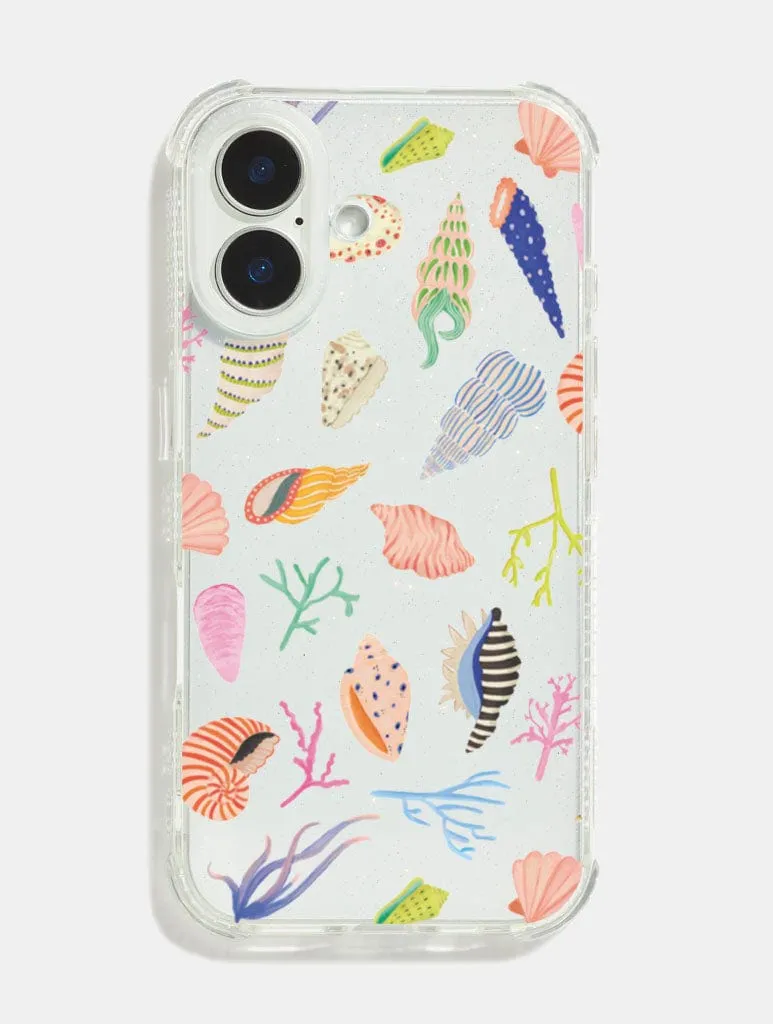 Travel Ready Kate Fox x Skinnydip Shells Shock iPhone Case