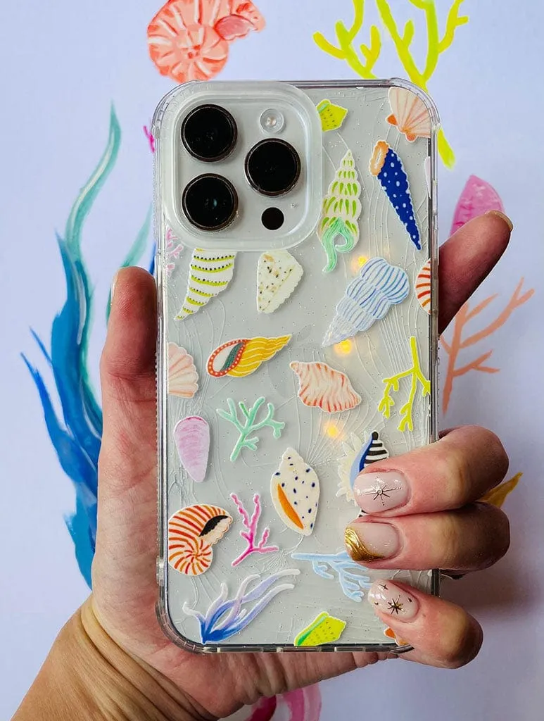 Kate Fox x Skinnydip Shells Shock iPhone Case Flexible Protection Flexible Material