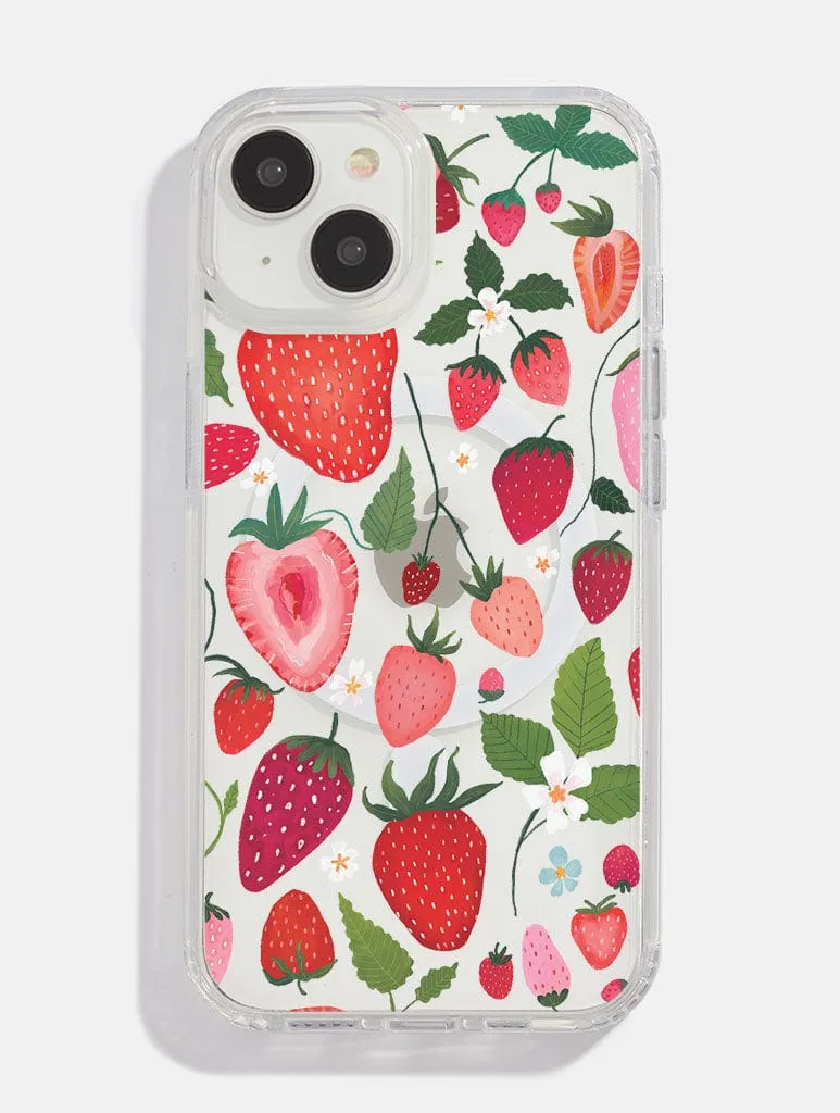 Durable Form Kate Fox x Skinnydip Strawberries MagSafe iPhone Case