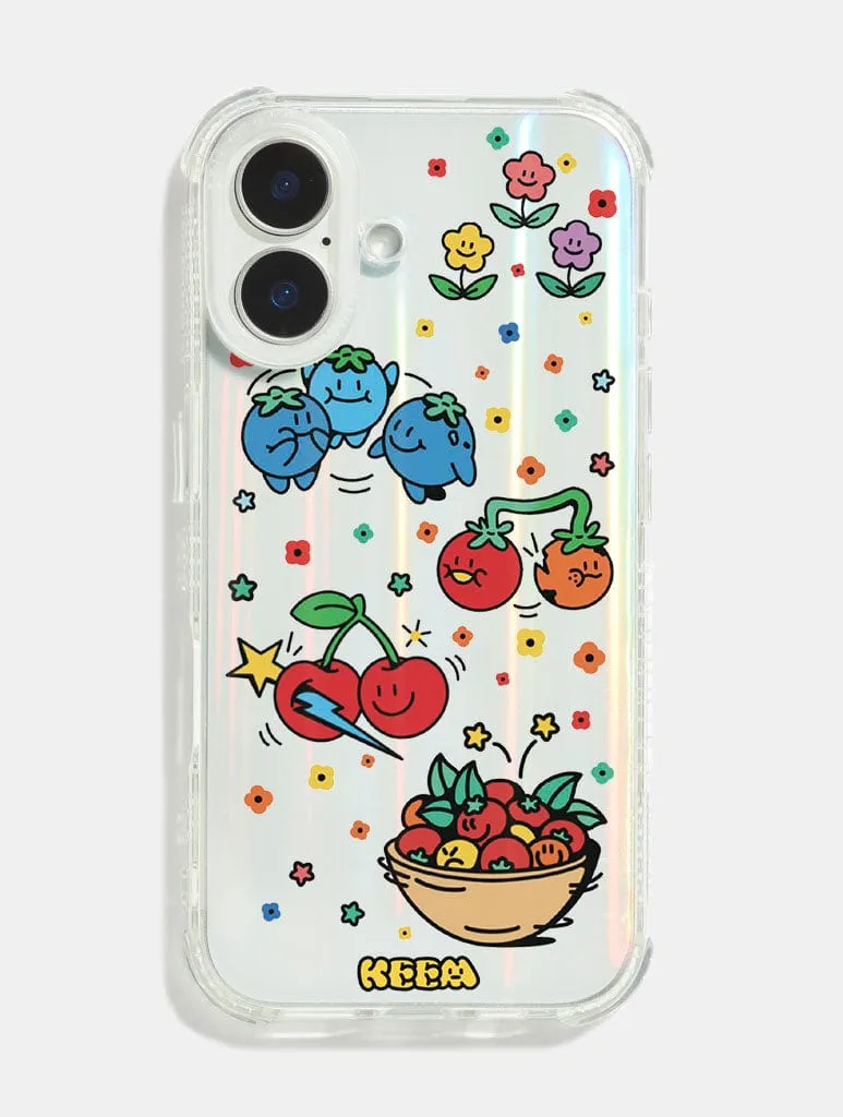 Keem x Skinnydip Berries Shock iPhone Case High protection Modern Pattern Style