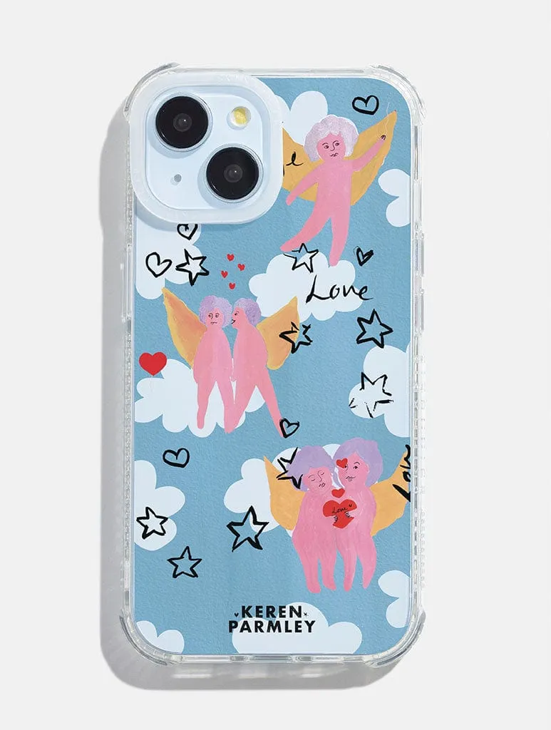 Keren Parmley x Skinnydip Cherubs Shock iPhone Case Comfort Pattern Texture Colorful Finish