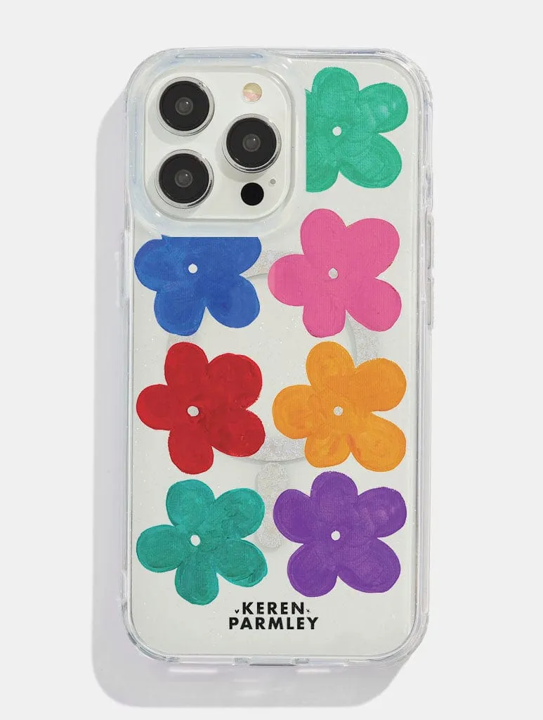 Keren Parmley x Skinnydip Pop Flower MagSafe iPhone Case Protective Layering Protective Build Texture