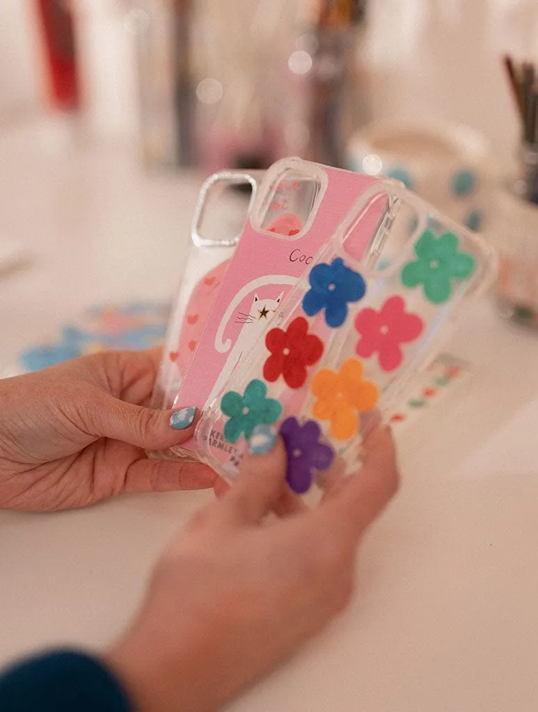 Versatile Design Keren Parmley x Skinnydip Pop Flower Shock iPhone Case