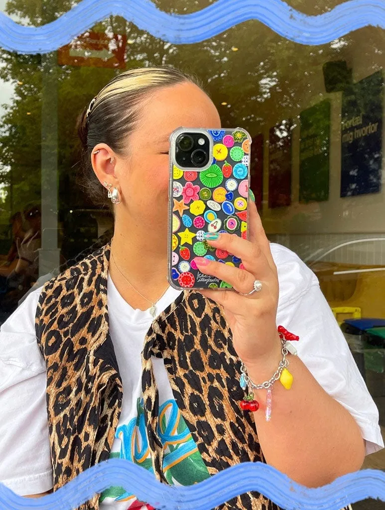 Kerrie Illustrates x Skinnydip Buttons Shock iPhone Case Rugged Surface Build Protective Shell