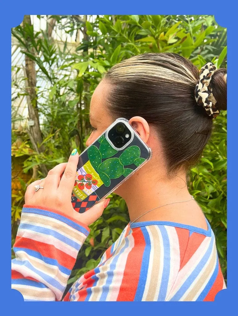 Kerrie Illustrates x Skinnydip Cacti Shock iPhone Case Colorful Design
