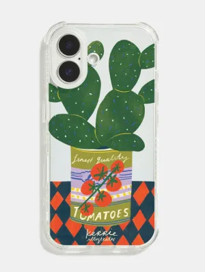 Kerrie Illustrates x Skinnydip Cacti Shock iPhone Case Anti Slip Rugged Surface