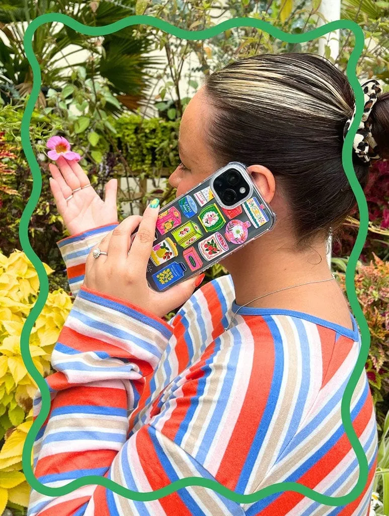 Modern Function Kerrie Illustrates x Skinnydip Vintage Tins Shock iPhone Case