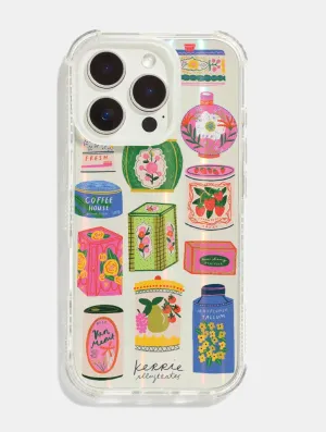 Kerrie Illustrates x Skinnydip Vintage Tins Shock iPhone Case Comfort Detail