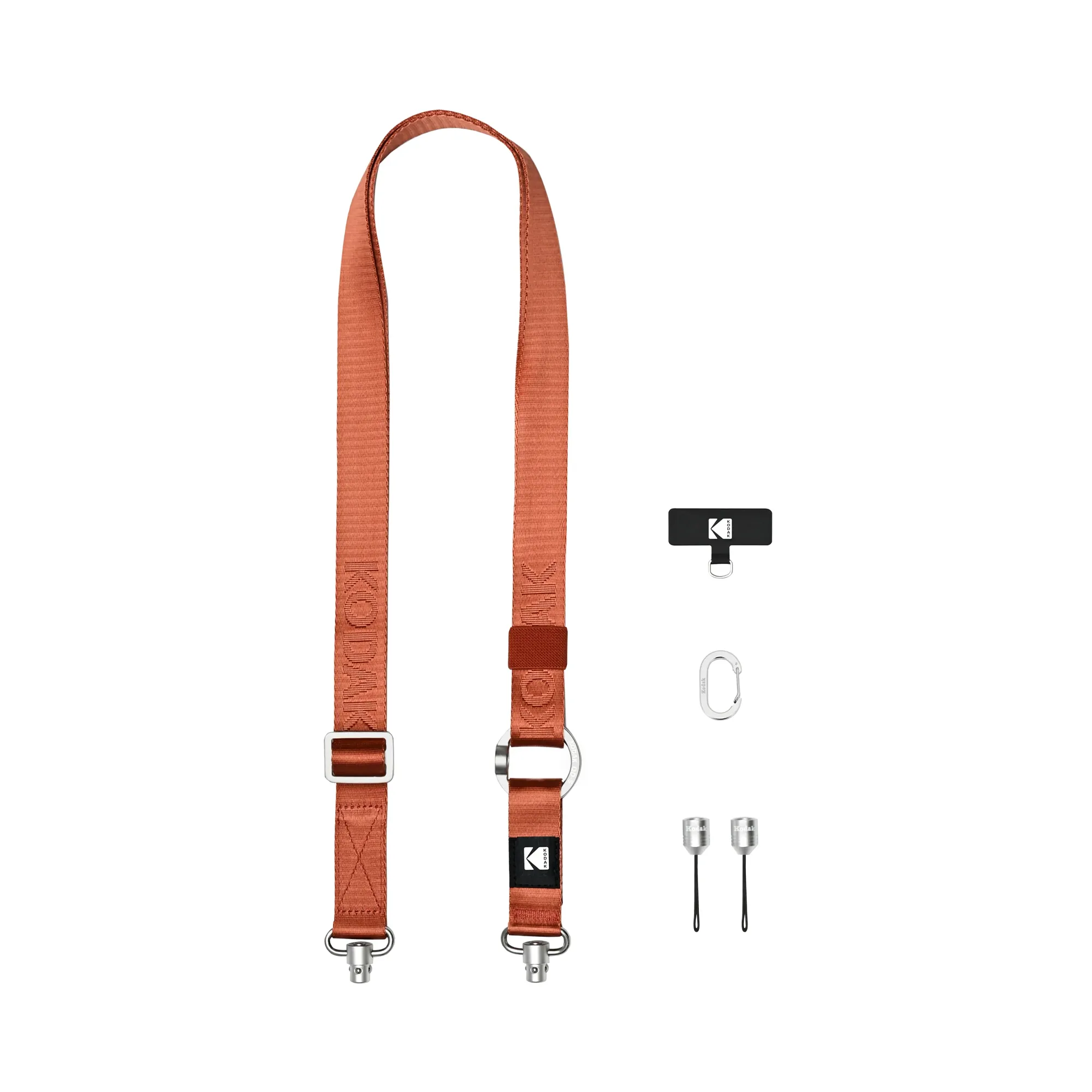Kodak Multi-Purpose Camera Strap, 32-57" - Burgundy Travel Friendly Band Body Strap