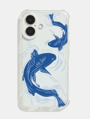 Koi Fish Shock iPhone Case Durable Surface Design Polished Look