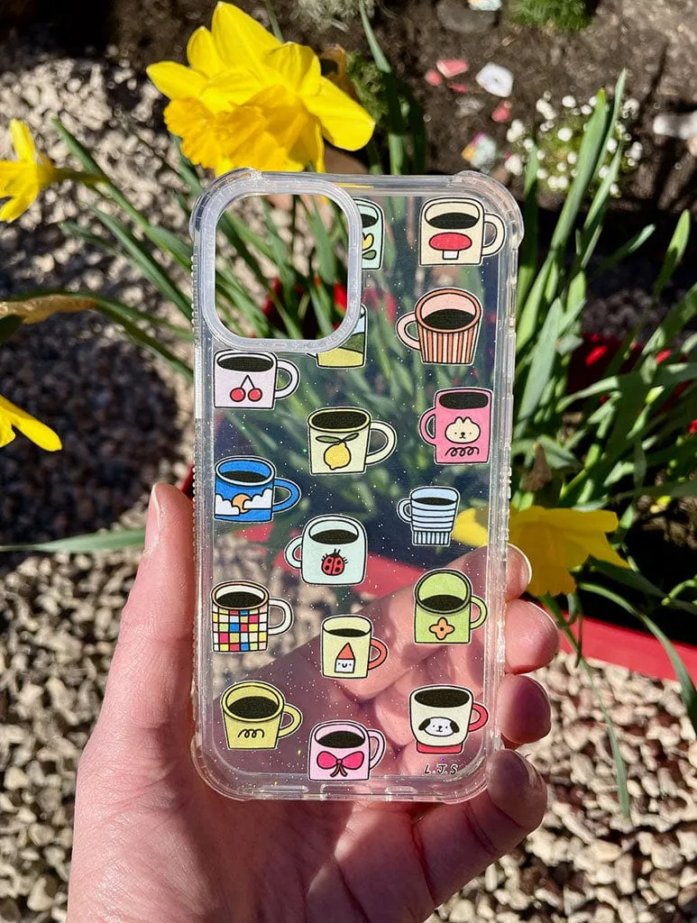 Laura Jane Something x Skinnydip So Much Tea Shock iPhone Case Colorful Finish Minimal Grip