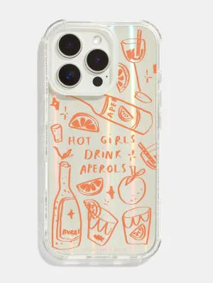 Luxury Look Lauren Emmett x Skinnydip Hot Girls Drink Aperols Shock iPhone Case