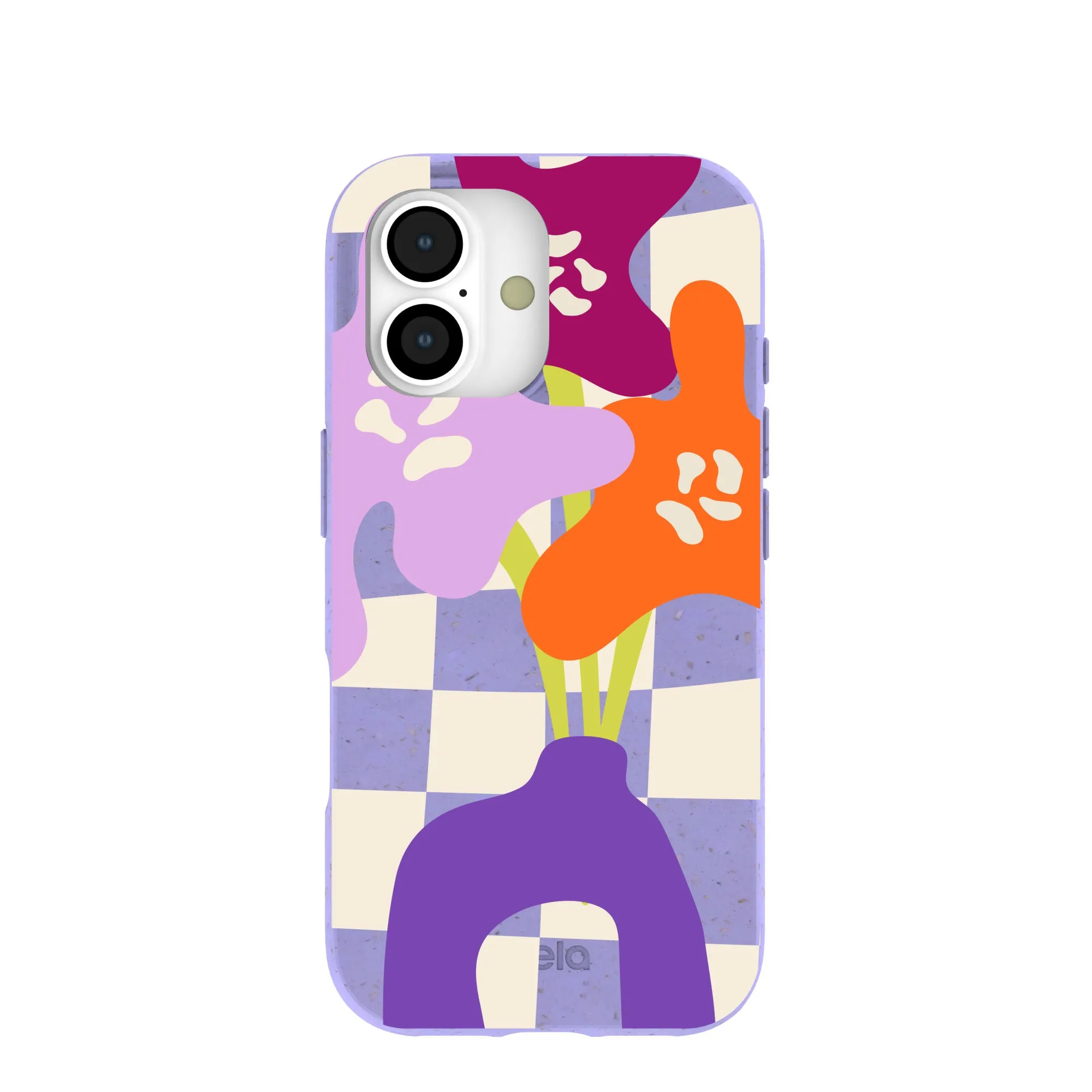Lavender Bright Blooms iPhone 17 Case Modern Frame