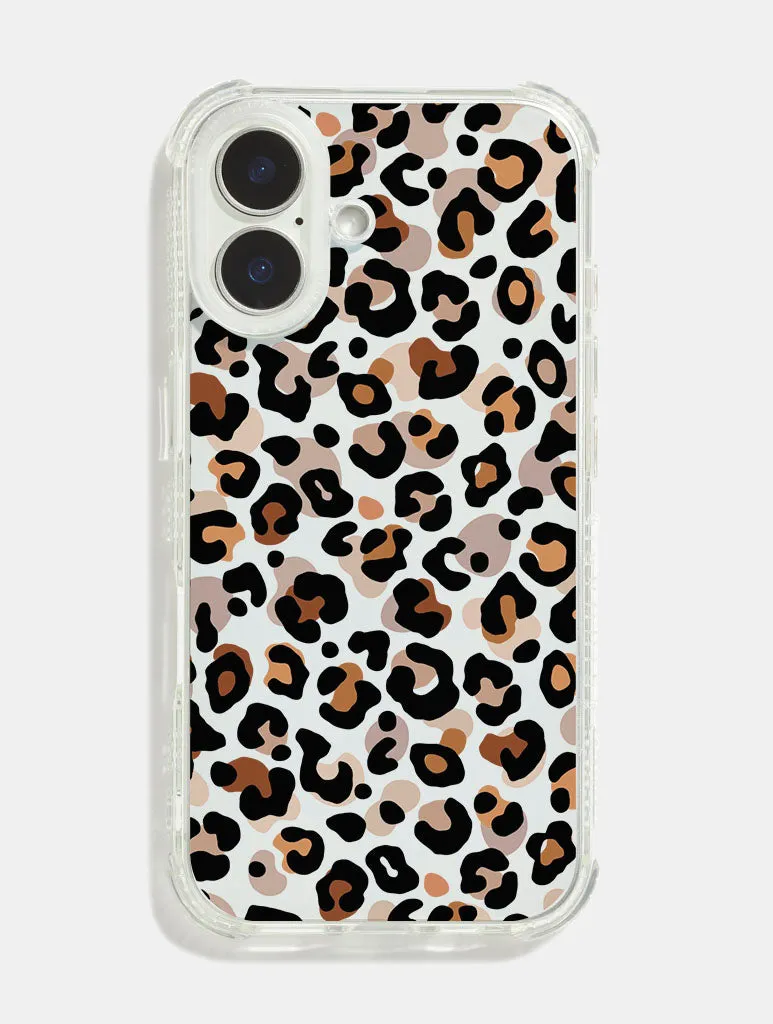 Leopard Print Shock iPhone Case Gradient Design