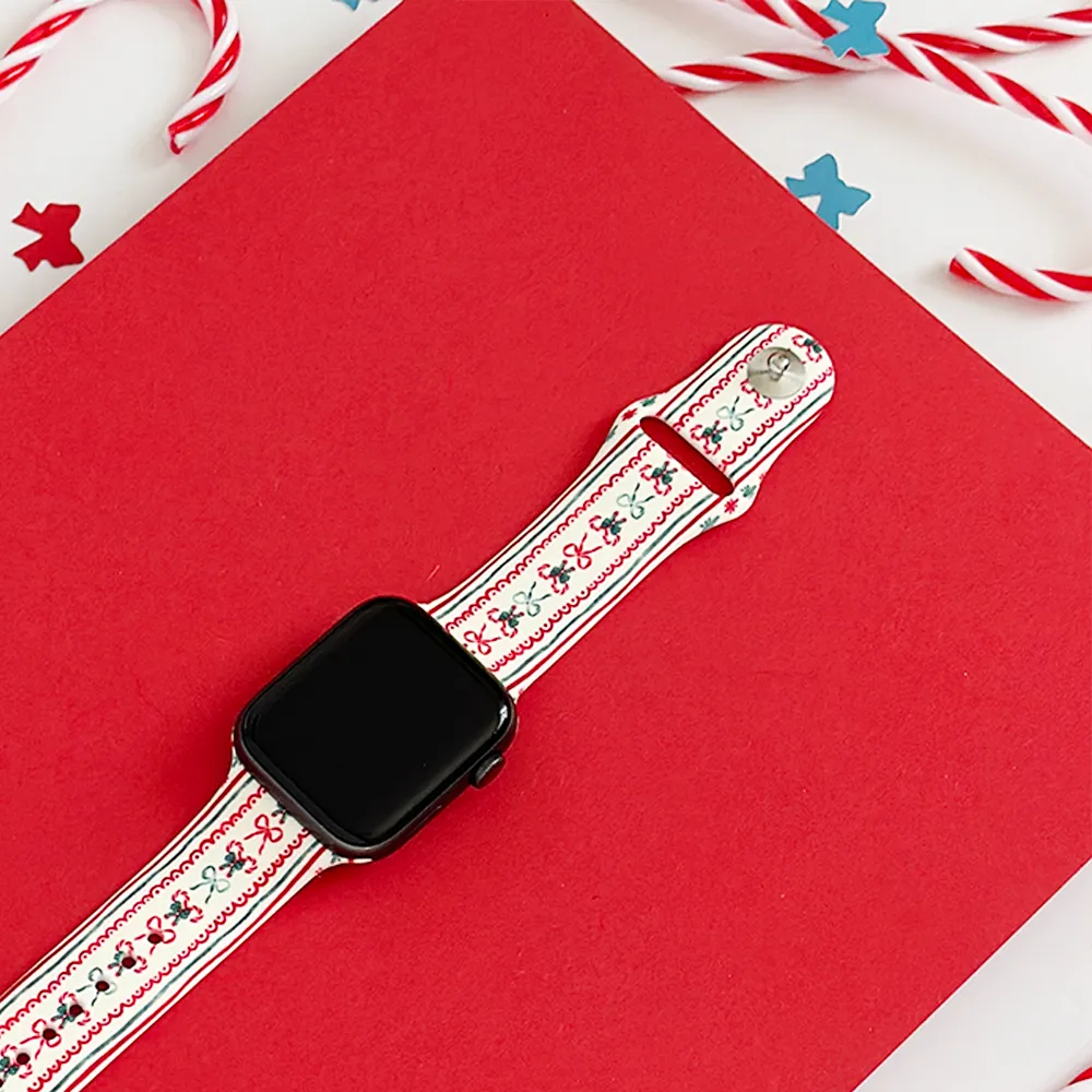 Let It Bow Apple Watch Strap Soft Fashion Touch